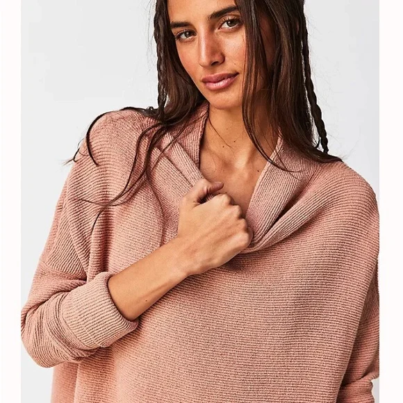 NWT Free People Ottoman Tunic in Cafe Cream - Picture 5 of 8